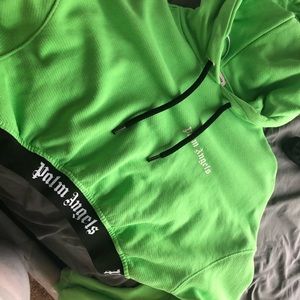 Palm Angels Crop Hoodie
